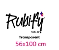 UV DTF alias Rub On Aufkleber (56x100 cm) transparent